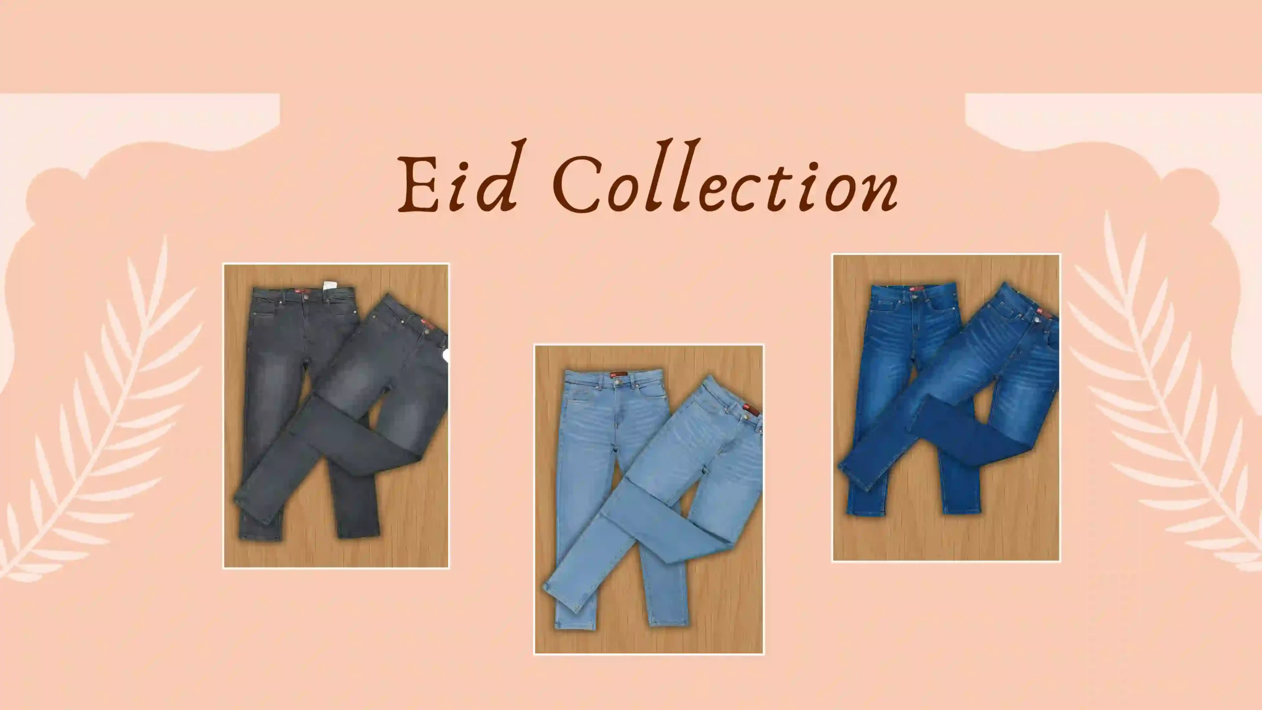 Peach Summer Fashion Clothing Collection Facebook Cover (Desktop Wallpaper)